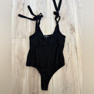 Lulu's Black Bodysuit